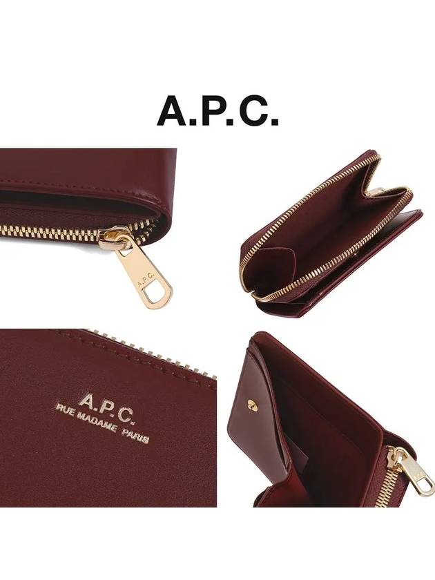 Logo Emmanuel Compact Bicycle Wallet - A.P.C. - BALAAN.