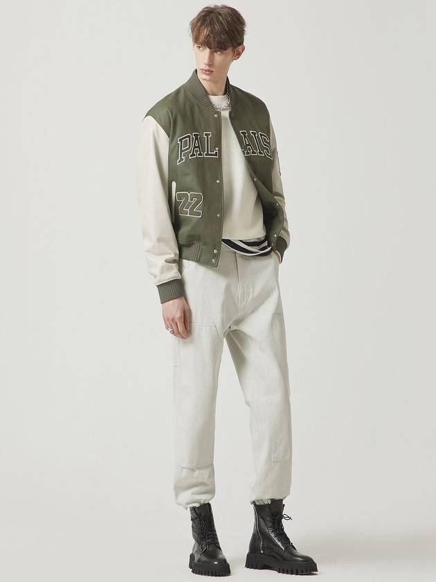 Khaki sheepskin PALAIS stadium jumper - IRO - BALAAN 3