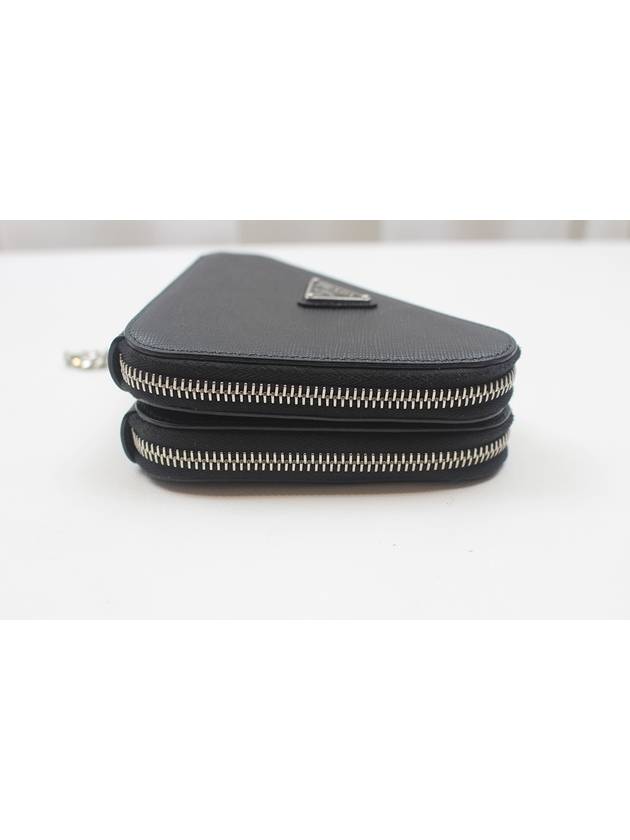 Saffiano leather mini pouch black 1NR015 - PRADA - BALAAN 5