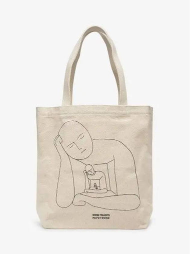 GM NP Thinking Tote Bag White N9507830219 - NORSE PROJECTS - BALAAN 1