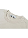 Logo Patch Cotton Short Sleeve T-Shirt Dove Grey - STONE ISLAND - BALAAN 4