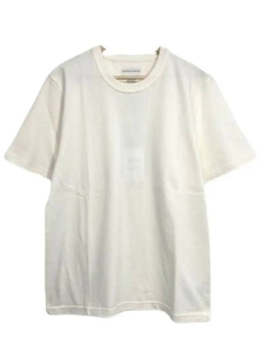 Bottega Veneta 649055 VF1U0 9068 Short Sleeve TShirt White Bottega Veneta - BRUNELLO CUCINELLI - BALAAN 2