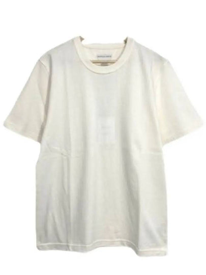 Bottega Veneta 649055 VF1U0 9068 Short Sleeve TShirt White Bottega Veneta - BRUNELLO CUCINELLI - BALAAN 2