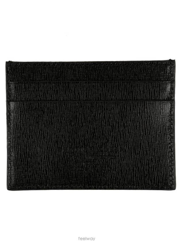 Skull Patch Leather Card Wallet Black - PHILIPP PLEIN - BALAAN 3