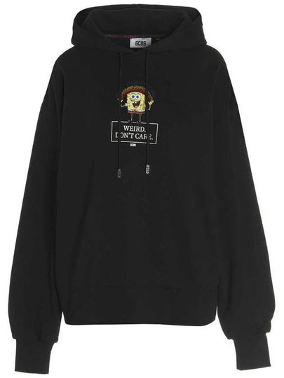 SS sweatshirt con cappuccio capsule Spongebob Dont care SB23U10030102 - GCDS - BALAAN 2