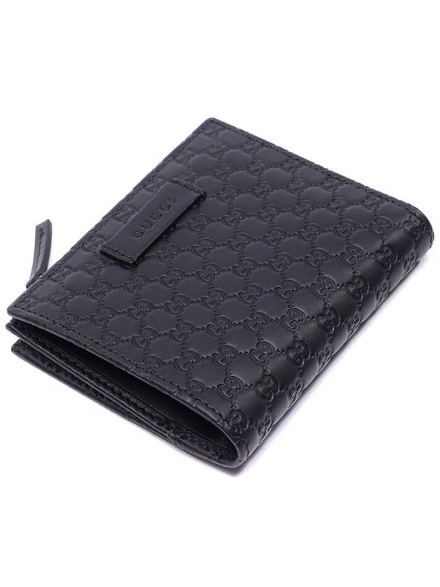 Zipper Microshima Half Wallet Black - GUCCI - BALAAN 6