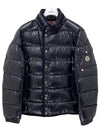 Men s Logo Patch GOURETTE Down Padded Jacket Navy 1A00064 595ZJ 778 - MONCLER - BALAAN 1