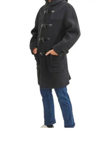 Saturne II Anthracite 7703 59 Saturn Classic Duffel Coat - SAINT JAMES - BALAAN 1