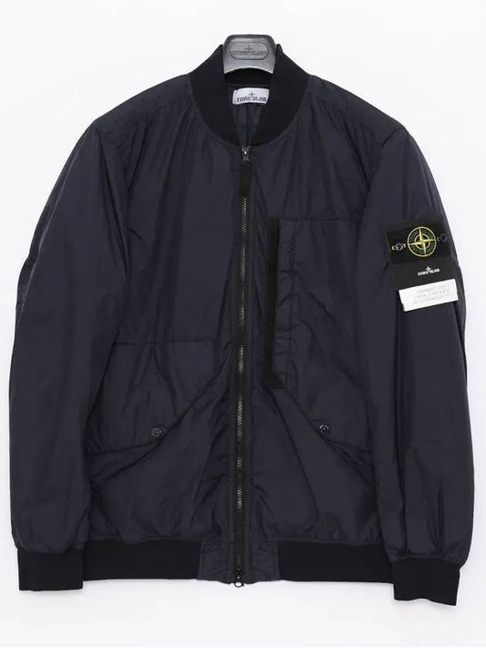 Garment Dyed Crinkle Reps Jacket Navy - STONE ISLAND - BALAAN 2