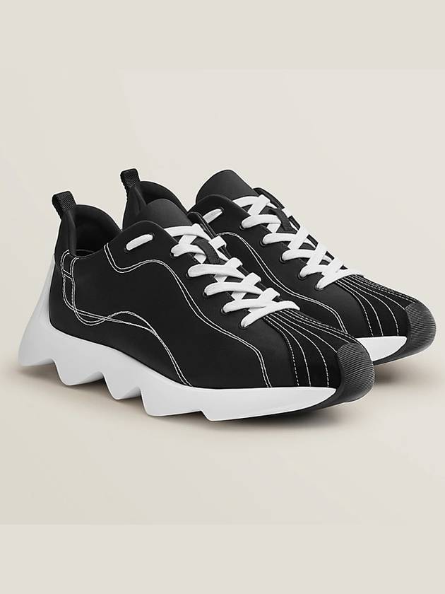 Enball Low-Top Sneakers Black - HERMES - BALAAN 2