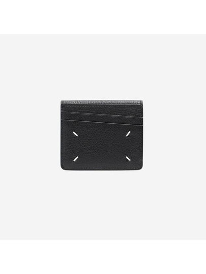 Stitch Flap Card Wallet Black - MAISON MARGIELA - BALAAN 2