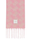 Logo Patch Alpaca Scarf Pink - PATOU - BALAAN 2