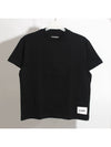 Logo Label Cotton 3 Pack Short Sleeve T-Shirt Black - JIL SANDER - BALAAN 2