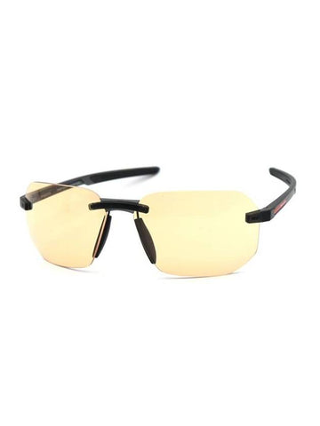 Eyewear Rimless Sunglasses Black Light Brown - PRADA - BALAAN 1