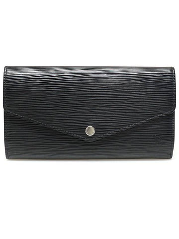 M60582 Black Epi Leather Sarah Wallet Long - LOUIS VUITTON - BALAAN 1