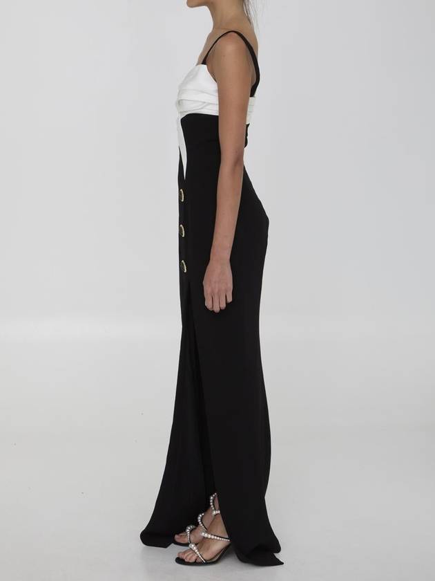 Long Dress In Crêpe - BALMAIN - BALAAN 3