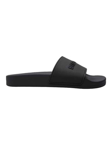 Women's Logo Slide Slippers Black - BALENCIAGA - BALAAN 1