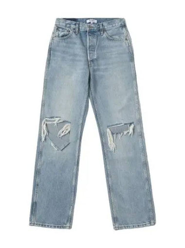 High rise destroy loose denim pants vintage playa - RE/DONE - BALAAN 1