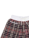 Kids Checkerboard Stretch Jacquard SYBIL 8048194 B1601 Shorts Adults can wear - BURBERRY - BALAAN 6