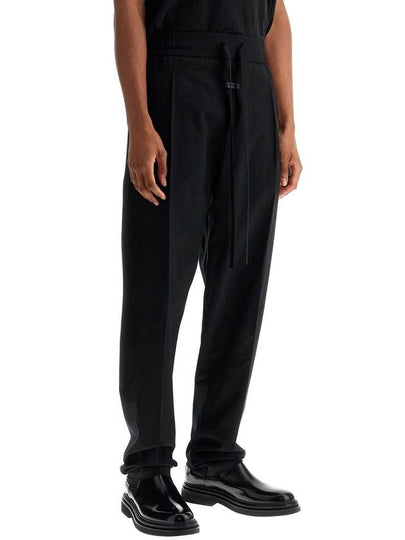 wide leg black cotton and wool pants - FEAR OF GOD - BALAAN 2