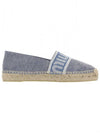 logo jacquard denim espadrilles blue - MIU MIU - BALAAN 1