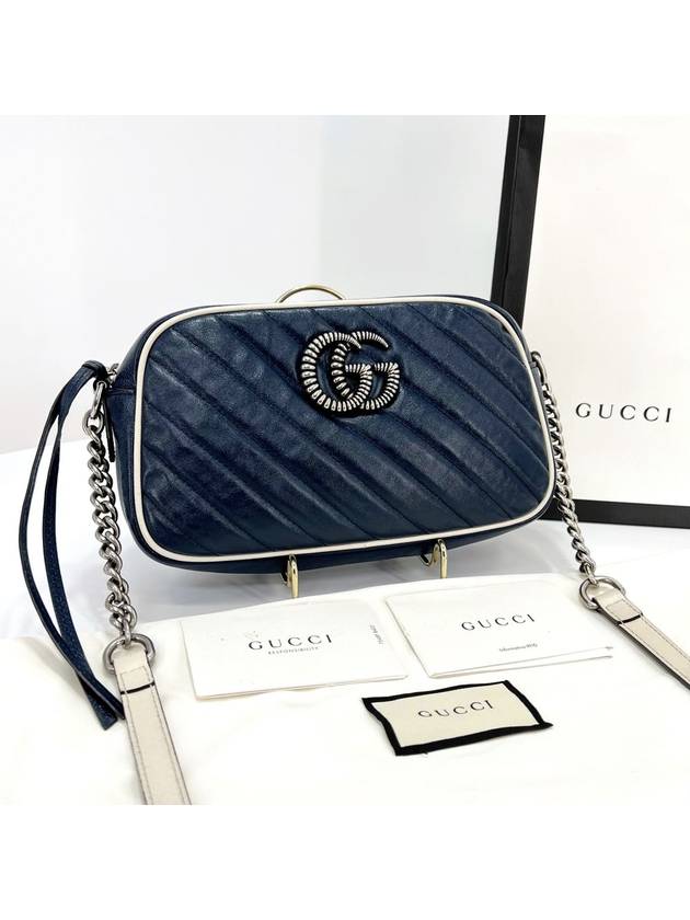 GG Marmont Matelasse Small Cross Bag 447632 - GUCCI - BALAAN 1