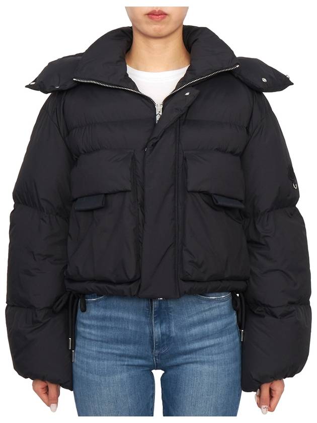 Kar Hooded Short Down Padding Black - MONCLER - BALAAN 3