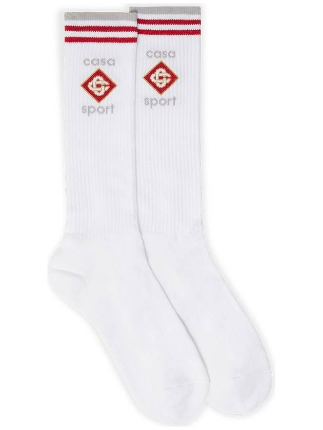 CASABLANCA UNISEX PRINTED BASKETBALL SOCKS - CASABLANCA - BALAAN 1