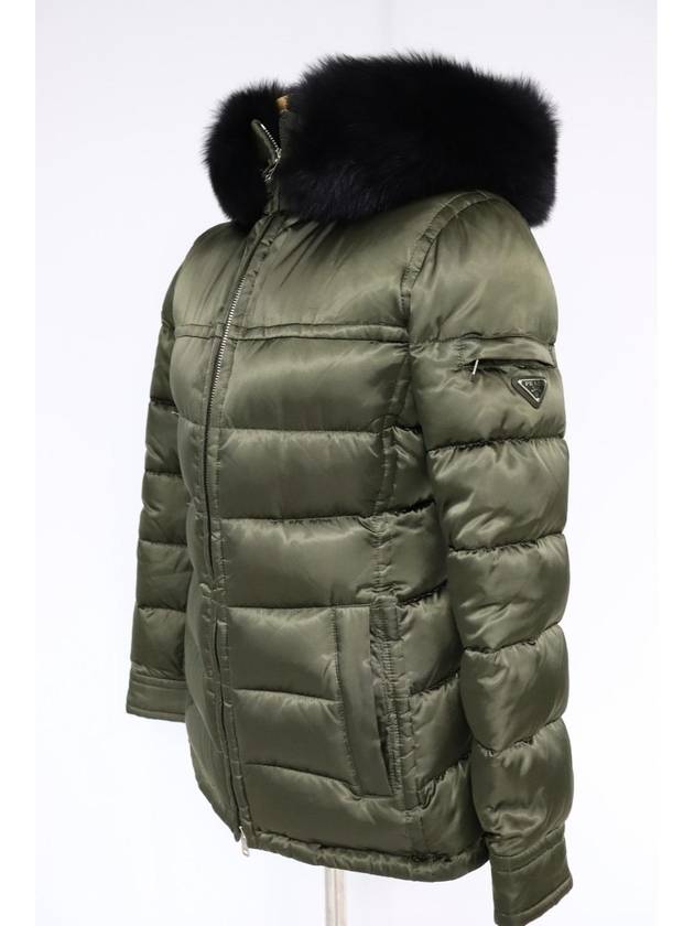 Women s fur hood down padding - PRADA - BALAAN 2