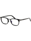 Blue light blocking glasses frame TF5785DB 005 metal combination square Asian fit - TOM FORD - BALAAN 7