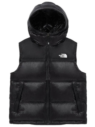 Men's 1996 Nuptse Air Down Vest Black - THE NORTH FACE - BALAAN 1