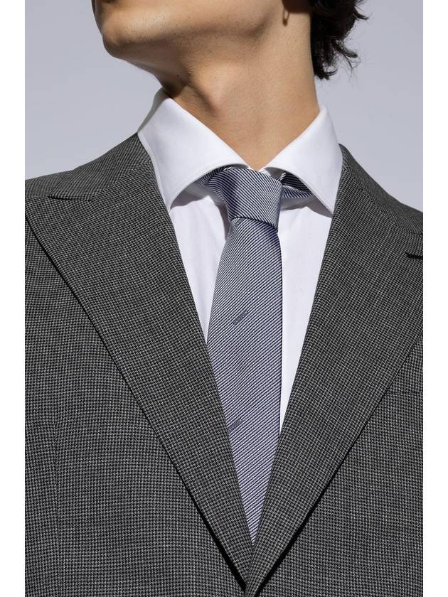 Moschino Silk Tie, Men's, Grey - MOSCHINO - BALAAN 2