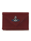 Enma Envelope Logo Half Wallet Red - VIVIENNE WESTWOOD - BALAAN 1