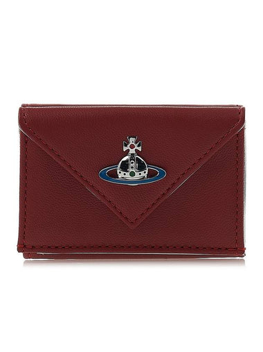 Enma Envelope Logo Half Wallet Red - VIVIENNE WESTWOOD - BALAAN 1