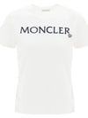 logo embroidery lettering tshirt white 8C000 06 829HP 037 - MONCLER - BALAAN 2