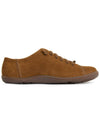 Peu Leather Low Top Sneakers Brown - CAMPER - BALAAN 5