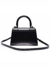 Hourglass XS Glossy Calfskin Tote Bag Black - BALENCIAGA - BALAAN 5