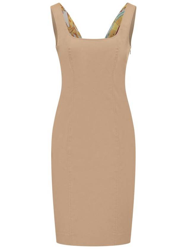 Midi Dress 04020530 1081 BEIGE - MOSCHINO - BALAAN 2