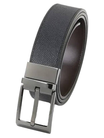 Schiff Reversible Leather Belt Black - BALLY - BALAAN 1