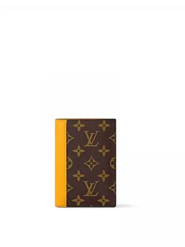 Monogram Macassar Passport Wallet Brown Yellow - LOUIS VUITTON - BALAAN 2