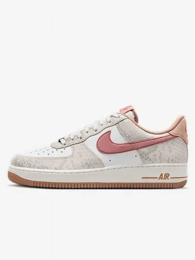 Air Force 1 Snakeskin Low Top Sneakers Pink - NIKE - BALAAN 2