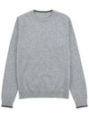 Golf Wear Cashmere Sweater WB21FAWN01GR Gray - WHITEBALL - BALAAN 3