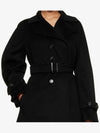 ZELANTE Wool Trench Coat Black 20810127 009 - MAX MARA - BALAAN 3