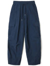 Tasran Cut Detail Cargo Parachute Wide Pants Navy - INDUST - BALAAN 9