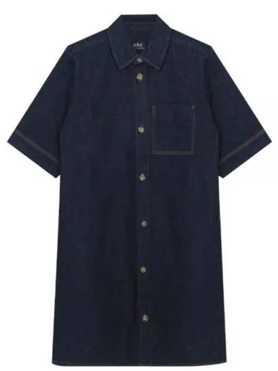 Lopez Short Dress Navy - A.P.C. - BALAAN 2