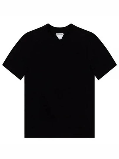 Men's Classic Short Sleeve T-Shirt Black - BOTTEGA VENETA - BALAAN 2