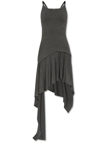 The Attico Dress With Back Cut-out, Women's, Grey - THE ATTICO - BALAAN 1