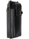 Vara Bow Calfskin Phone Case Black - SALVATORE FERRAGAMO - BALAAN 5