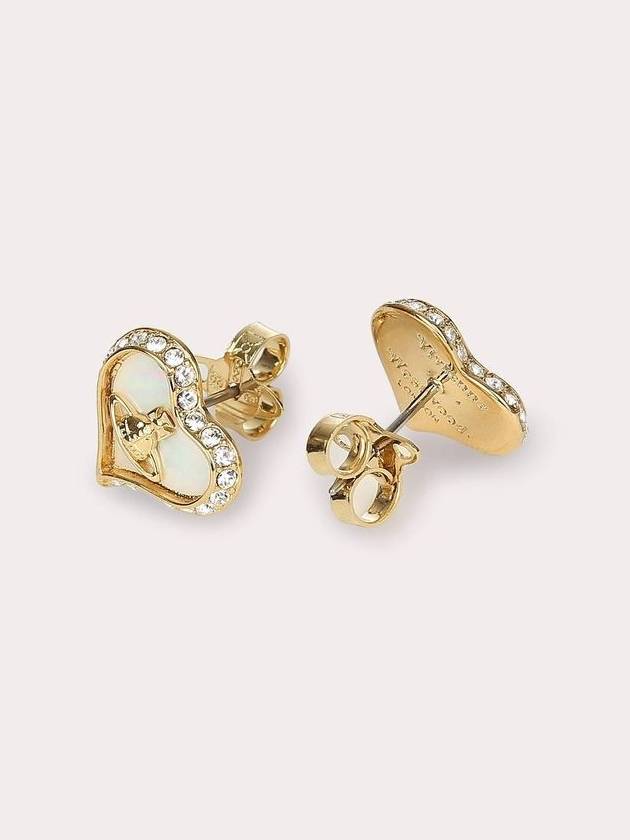 Petra Stud Earrings White - VIVIENNE WESTWOOD - BALAAN 6