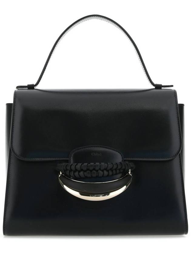 Kattie Leather Shoulder Bag Black - CHLOE - BALAAN 2